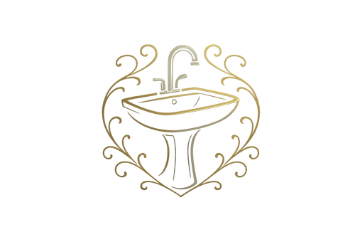 fancy logo of a sink 